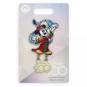 DISNEY MICKEY MOUSE DISNEY100 BAND CONCERT CAST MEMBER DANGLE PIN 2023 CONDUCTOR
